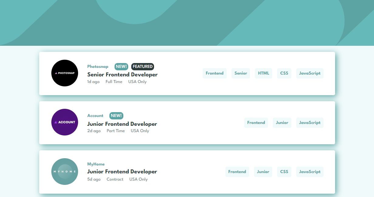 Job-listings screenshot