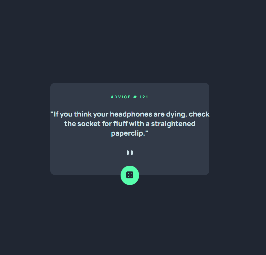advice_app screenshot